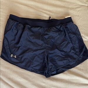 Under Armour Women's Dark Blue Athletic Shorts